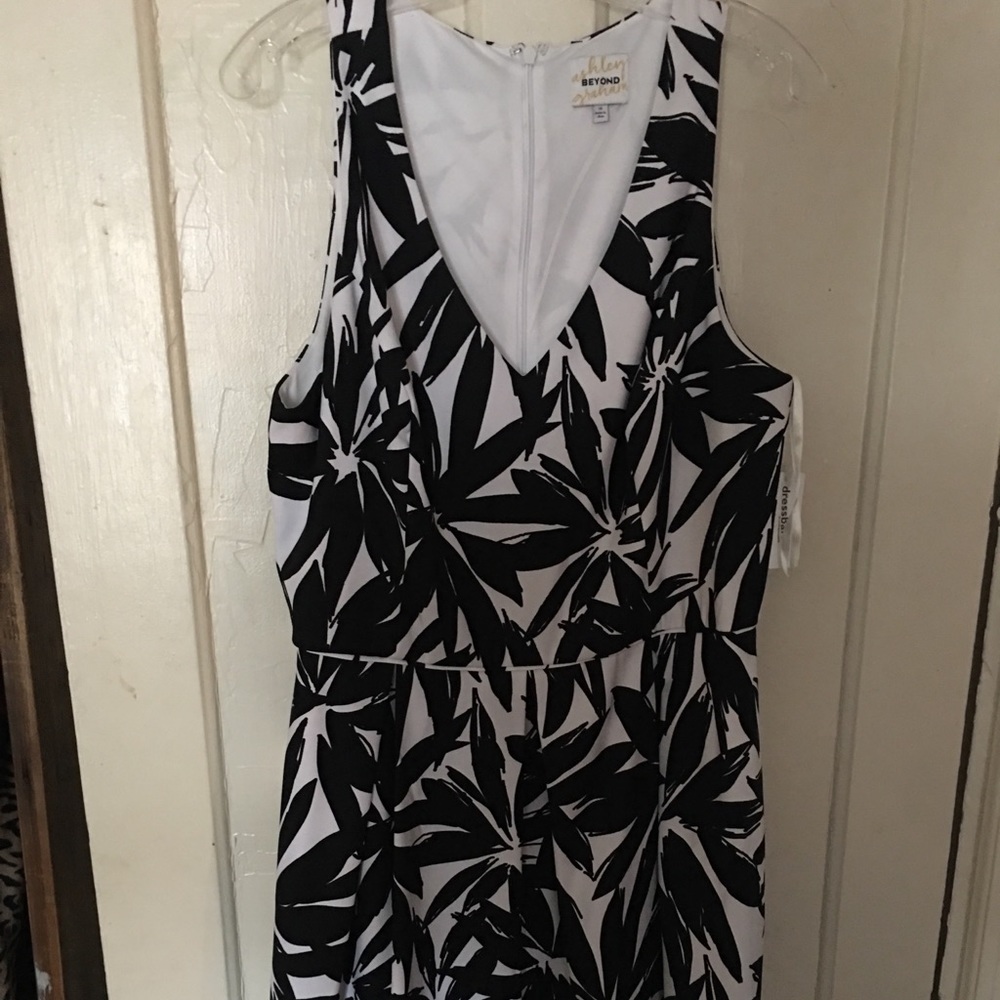 Black and white dress